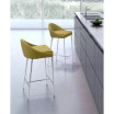 30" each, Set of 2 Steel, Polyester Reykjavik Slender Legs Counter Chair
