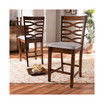 Furniture Lanier Modern and Contemporary Upholstered 2 Piece Counter Height Pub Chair Set
