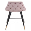 36" Steel, Polyester Piccolo Pencil Legs Counter Chair
