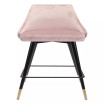 36" Steel, Polyester Piccolo Pencil Legs Counter Chair