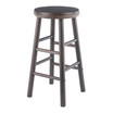 Home Decorative Shelby 2 Piece Swivel Seat Counter Stool Set - Smoke Oyster Gray