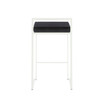 Fuji White Counter Stool, Set of 2