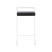 Fuji White Counter Stool, Set of 2
