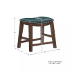 Gilman 18" Height Saddle Stool