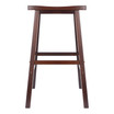 Home Decorative Saddle Seat 29" Stool, Single, RTA