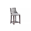 Fifth Avenue 19" 2 Piece Beech Wood Faux Leather Upholstered Counter Height Barstool Set