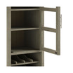 Avalon Solid Wood High Storage Wine Rack Cabinet