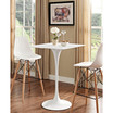 Lippa 28" Square Wood Top Bar Table