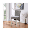 Quincy Coastal Seagrass Counter Height Dining Barstools with Seat and Cushion, Set of 2