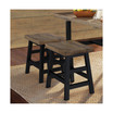 Pomona - Reclaimed Wood 20"H Barstool with Metal Legs