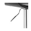 Contemporary Swivel Adjustable Barstool with Padded Seat and Back