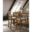 Janet Driftwood Transitional Counterheight Chairs, Set of 2