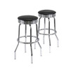 Summit 2-Piece Swivel Bar Stool with Leather
