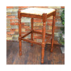 French Country 30" Turned Leg Seat Stool