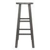 Ivy 29.1" Wood Square Leg Bar Stool