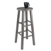 Ivy 29.1" Wood Square Leg Bar Stool