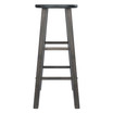 Home Decorative Element Bar Stools, 2-Pc Set, Oyster Gray