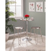 Bistro Adjustable Round Bar Table