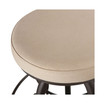 Welles Natural Canvas Adjustable Backless Bar Stool - 20" x 20" x 23"