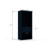 Mulberry 2.0 Medium Density Fiberboard Sectional Wardrobe Closet