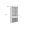 Mulberry 2.0 Medium Density Fiberboard Sectional Wardrobe Closet