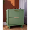 Granville 18.11" Medium Density Fiberboard 2-Drawer Nightstand