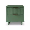 Granville 18.11" Medium Density Fiberboard 2-Drawer Nightstand