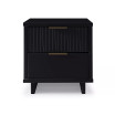 Granville 18.11" Medium Density Fiberboard 2-Drawer Nightstand