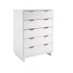 Granville 49.21" Medium Density Fiberboard 5-Drawer Tall Dresser