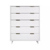 Granville 49.21" Medium Density Fiberboard 5-Drawer Tall Dresser