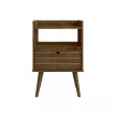 Bogart 27.16" Medium Density Fiberboard 1-Drawer Nightstand