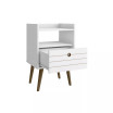 Bogart 27.16" Medium Density Fiberboard 1-Drawer Nightstand