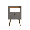 Bogart 27.16" Medium Density Fiberboard 1-Drawer Nightstand