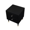 Stanton 26.25" Medium Density Fiberboard 2-Drawer Nightstand