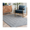 Texture Braid Doutzen Indoor and Outdoor Ivory 5' x 8' Area Rug