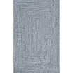 Texture Braid Doutzen Indoor and Outdoor Ivory 5' x 8' Area Rug