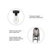 Mesh Solar Powered Outdoor Lantern with Stand, 14.25"