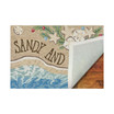 Liora Manne Front Porch Indoor/Outdoor Sandy & Bright Sand 2' x 3' Area Rugs