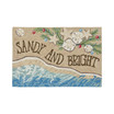 Liora Manne Front Porch Indoor/Outdoor Sandy & Bright Sand 2' x 3' Area Rugs