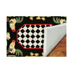 Frontporch Rooster Black and Gray 2' x 3' Outdoor Area Rug