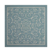 Backyard BAC019 Mist 5'3" x 5'3" Square Outdoor Area Rug