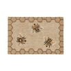 Liora Manne Front Porch Indoor/Outdoor Honeycomb Bee Natural 2' x 3' Area Rug
