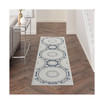 Key Largo KLG03 Blue 2'2" x 7'6" Runner Rug