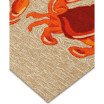 Liora Manne Front Porch Indoor/Outdoor Crabs Natural 2' x 3' Area Rug