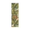 Marina Tropical Leaf Cream 1'11" x 7'6" Runner Rug