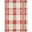 Courtyard Red and Bone Sisal Weave Area Rug Collection