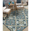 Malibu Outdoor Portugal Tile 2'5" x 6' Area Rug