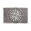 Frontporch Compass Black and Gray 1'8" x 2'6" Outdoor Area Rug