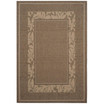Courtyard Brown and Natural 8' x 11' Sisal Weave Outdoor Area Rug