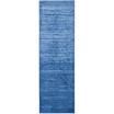 Adirondack Light Blue and Dark Blue 2'6" x 8' Runner Area Rug